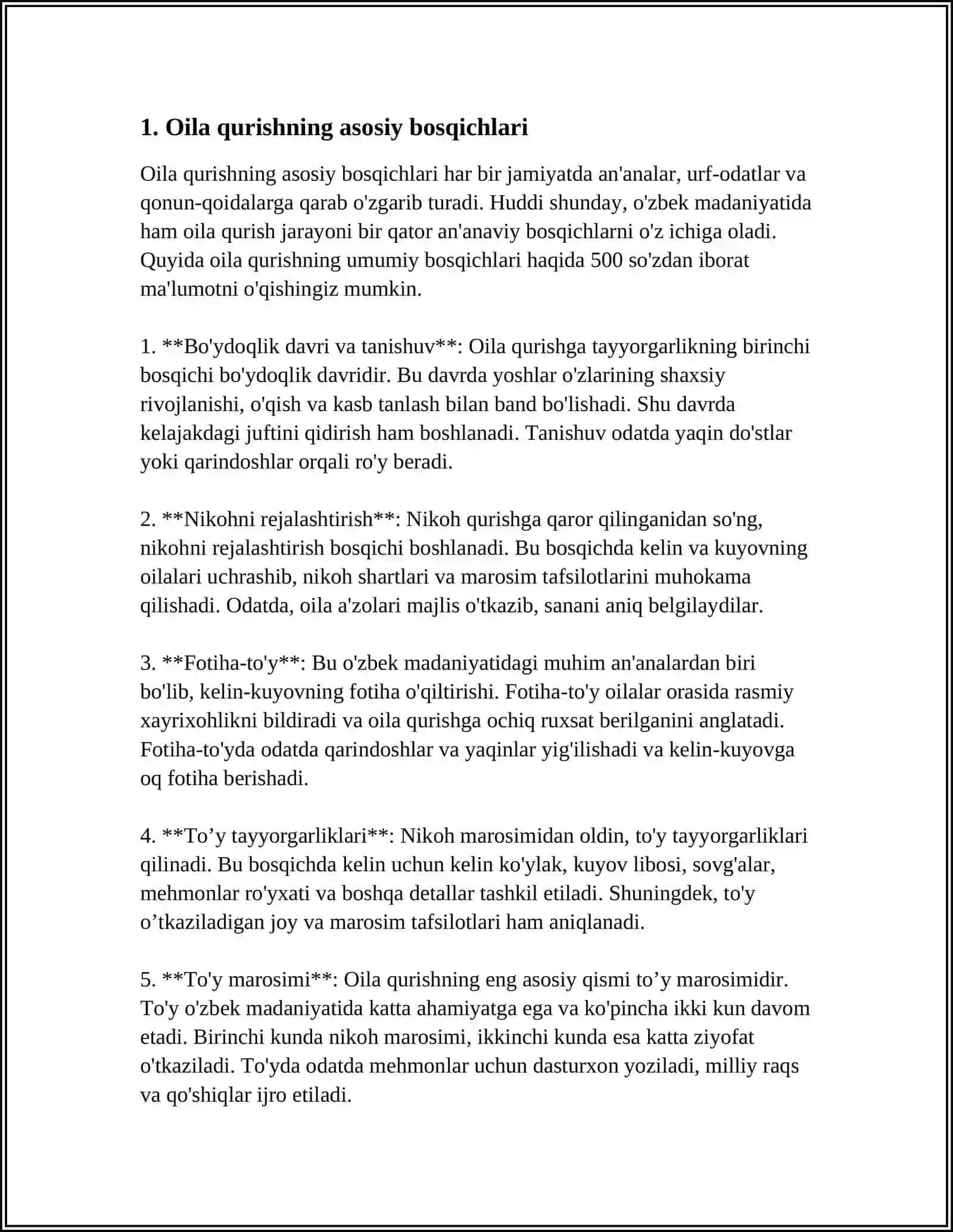 A.FITRATNING "OILA ASARI" DAGI OILA QURISH TARTIBLARI VA FARZAND TARBIYASIGA OID GʻOYALAR 3