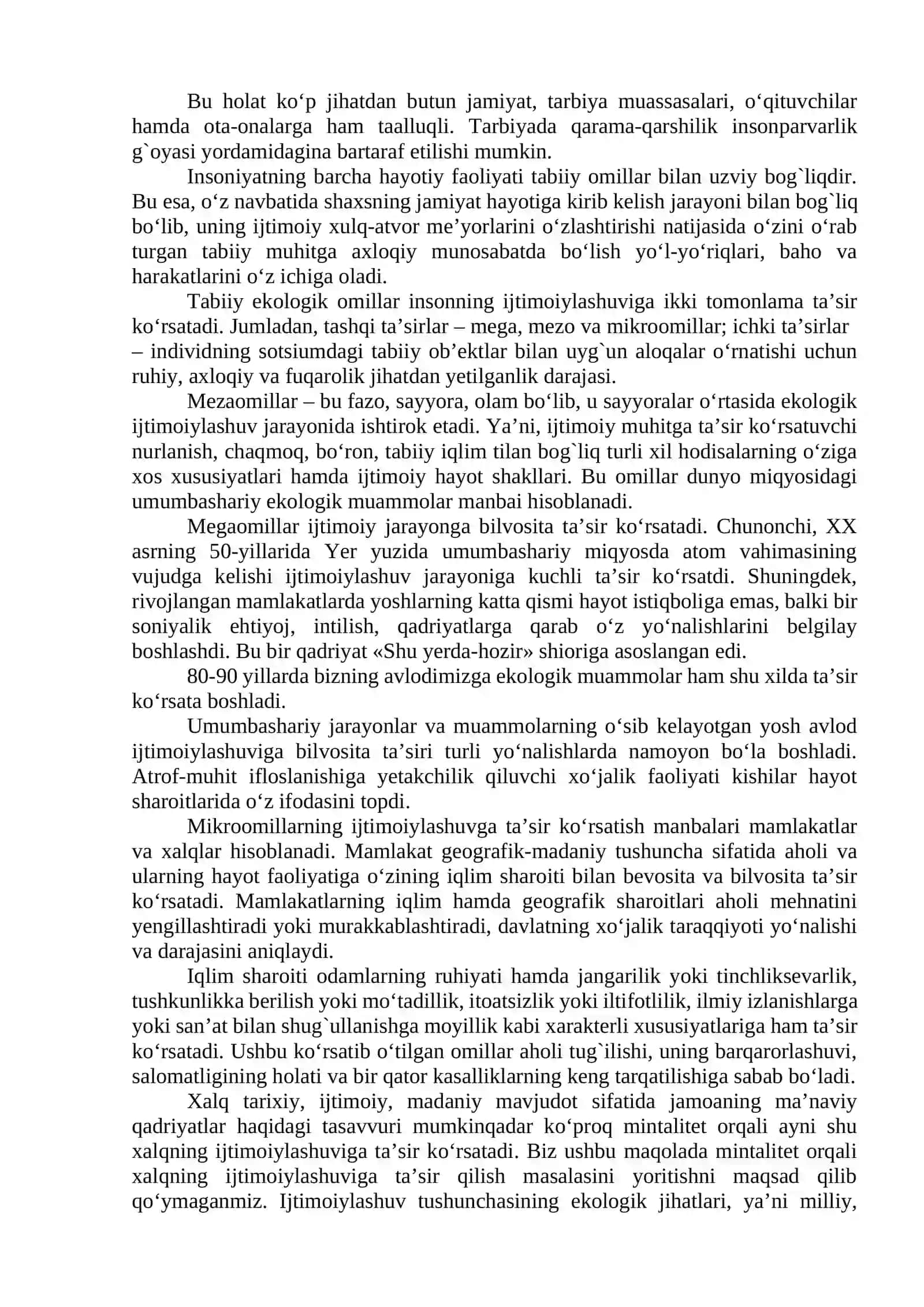 Shaxs ijtimoiylashuvi va ijtimoiy xulq-atvor 3