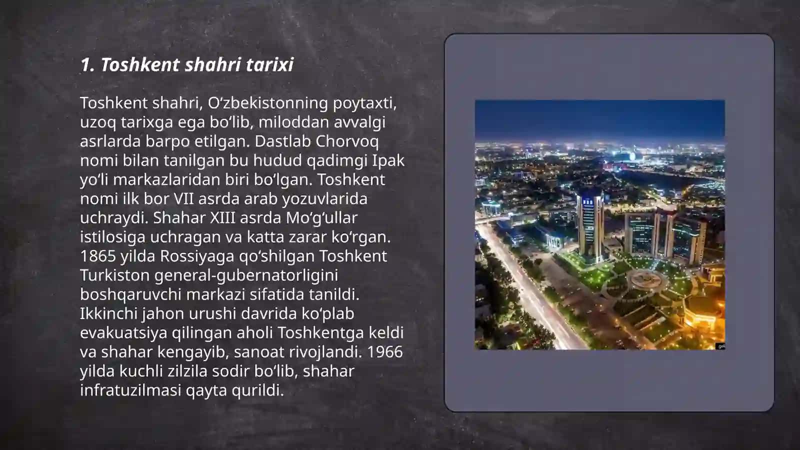 Toshkent shahri tarixi 3