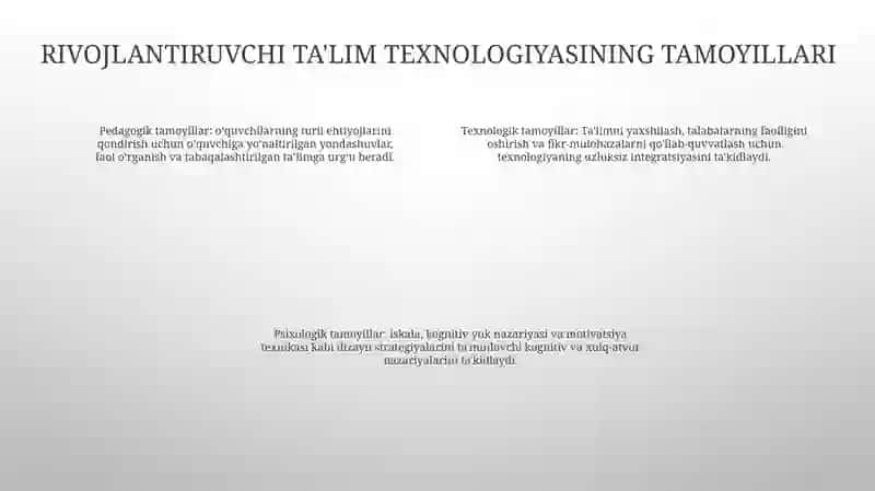 Biologiyadan MashgʻUlotlarni Rivojlantiruvchi TaʼLim Texnologiyasi Asosida Loyihalash 3