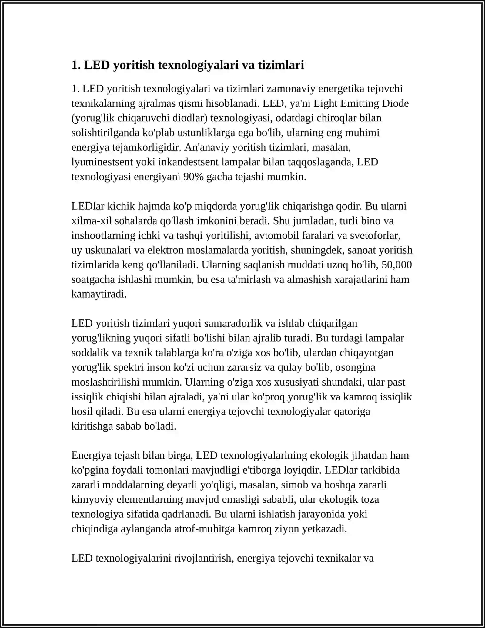 ENERGIYA TEJOVCHI TEHNIKA, TEHNOLOGIYALAR 3