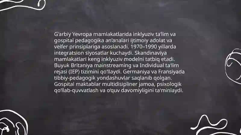 Xorijiy mamlakatlatlarda inklyuziv ta’lim va gospital pedagogika 3