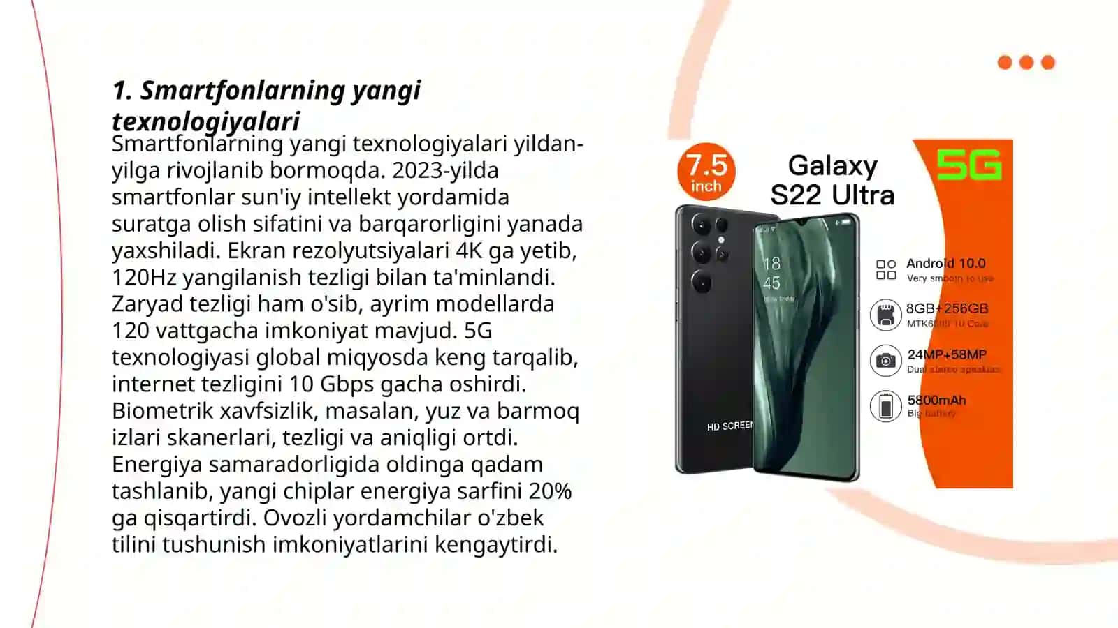 Smartfonlarning yangi texnologiyalari 3