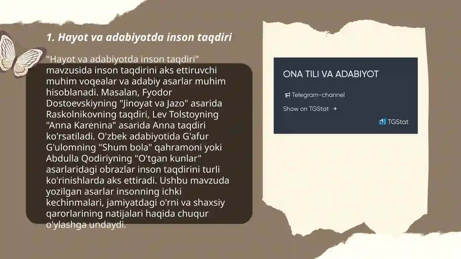 Hayot va adabiyot 3