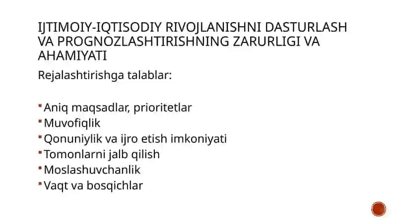 Ijtimoiy-iqtisodiyrivojlanishnidasturlash,prognozlashtirishvarejalashtirish 3