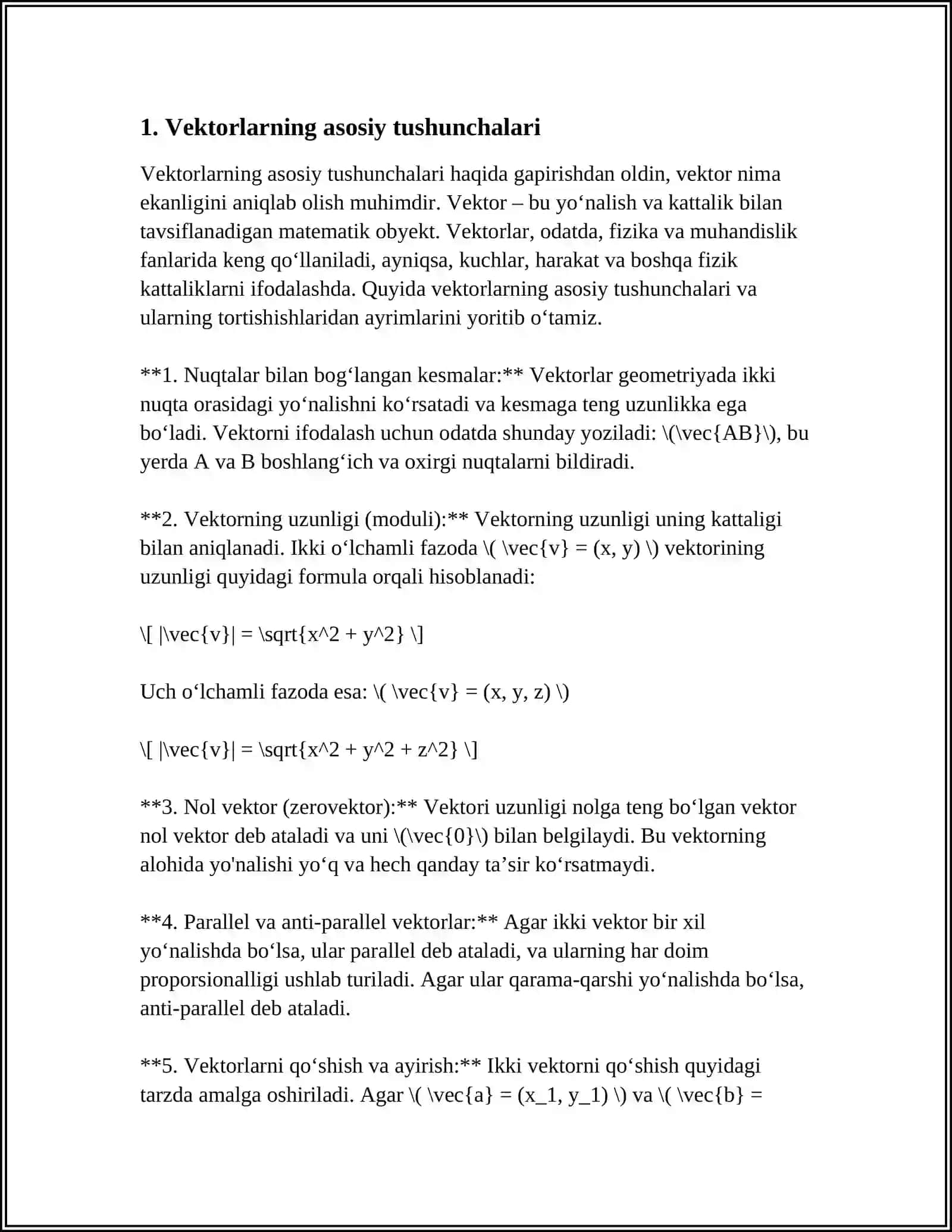 VEKTOR FAZO TUSHUNCHASI 3