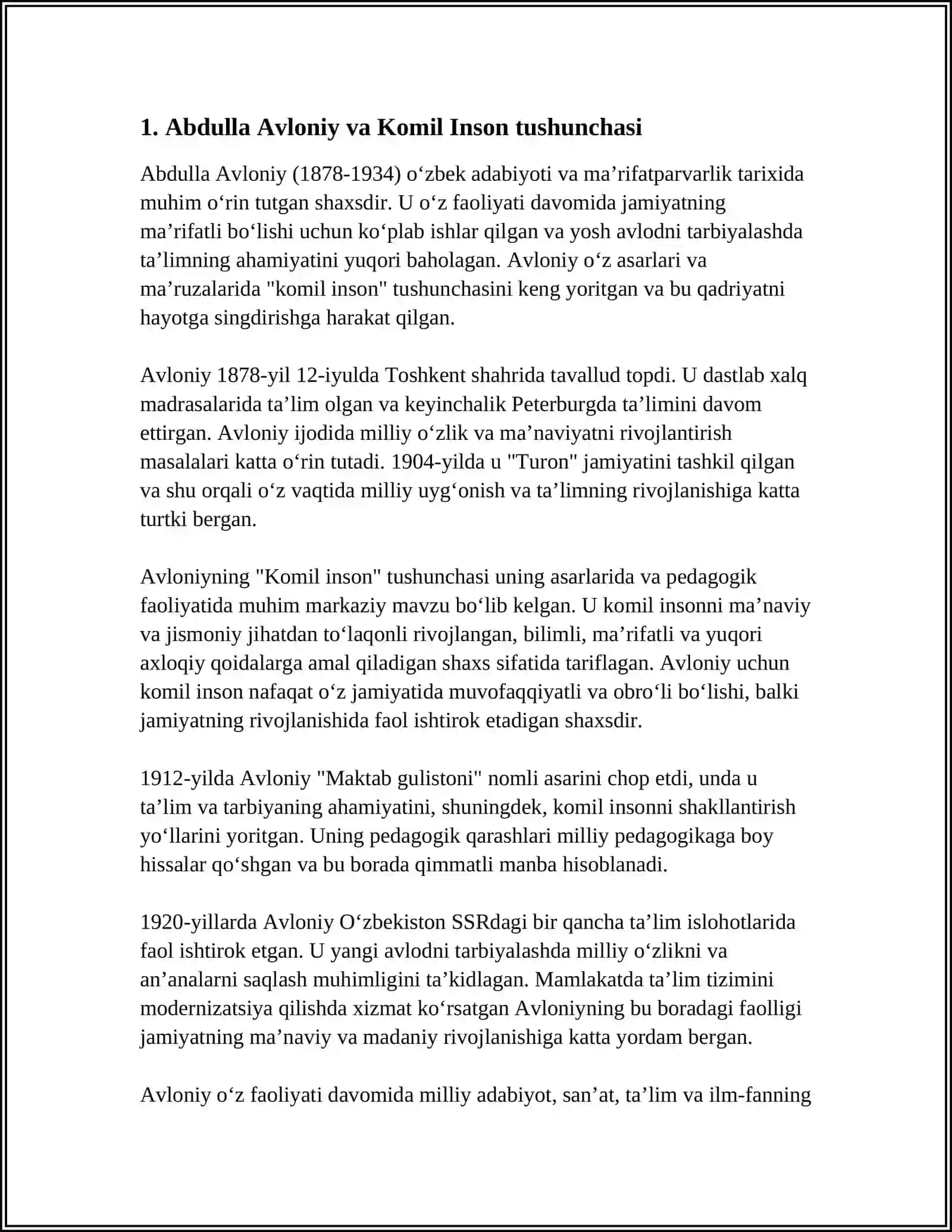 ABDULLA AVLONIYNING KOMIL INSON HAQIDAGI QARASHLARI 3