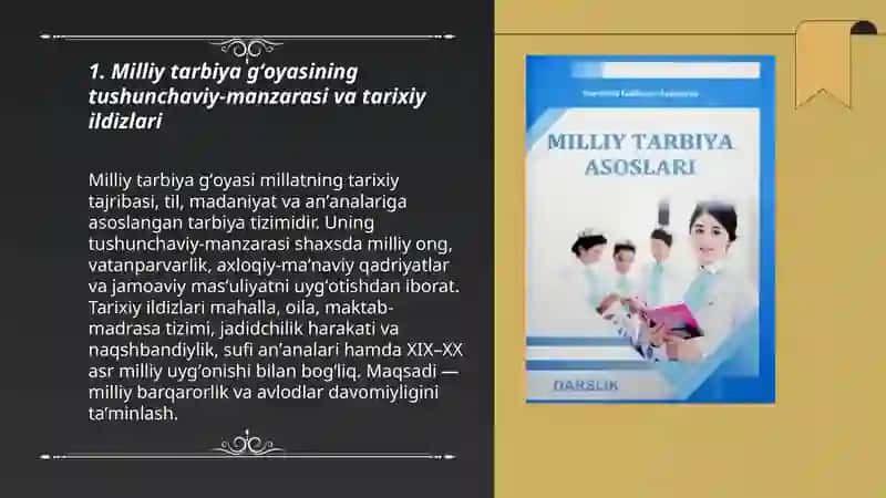 Milliy Tarbiya Gʻoyasining Tarixiy Pedagogik Asoslari 3