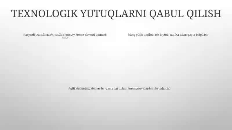 Zamonaviy Steam Davr Talabi 3
