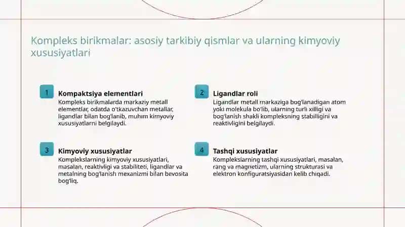 Kompleks birikmalar 3