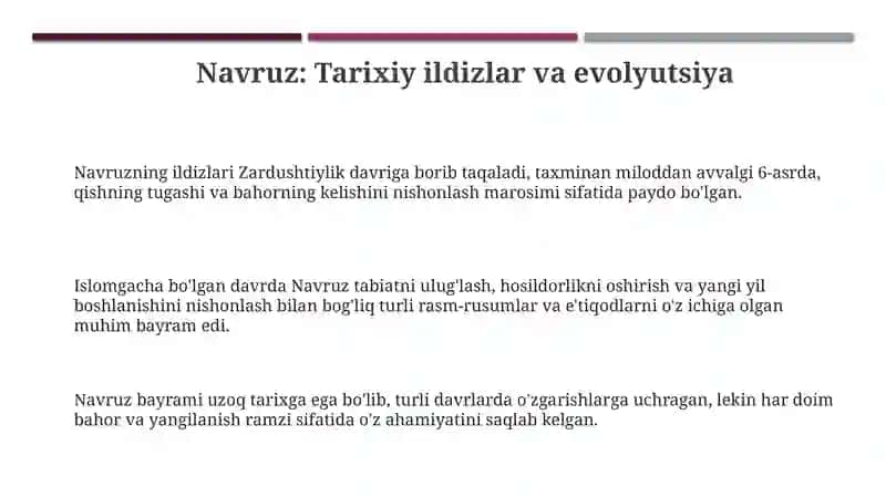 Navruz umumxalq bayramining qayta tiklanishi 3