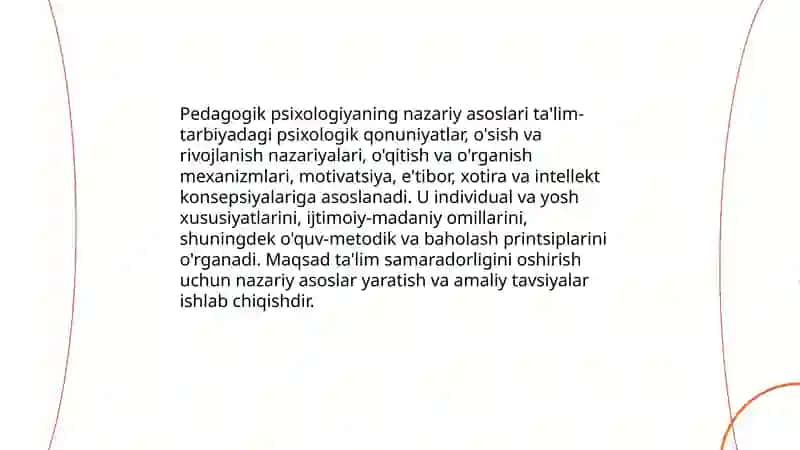 Pedagog psixologiyasi 3