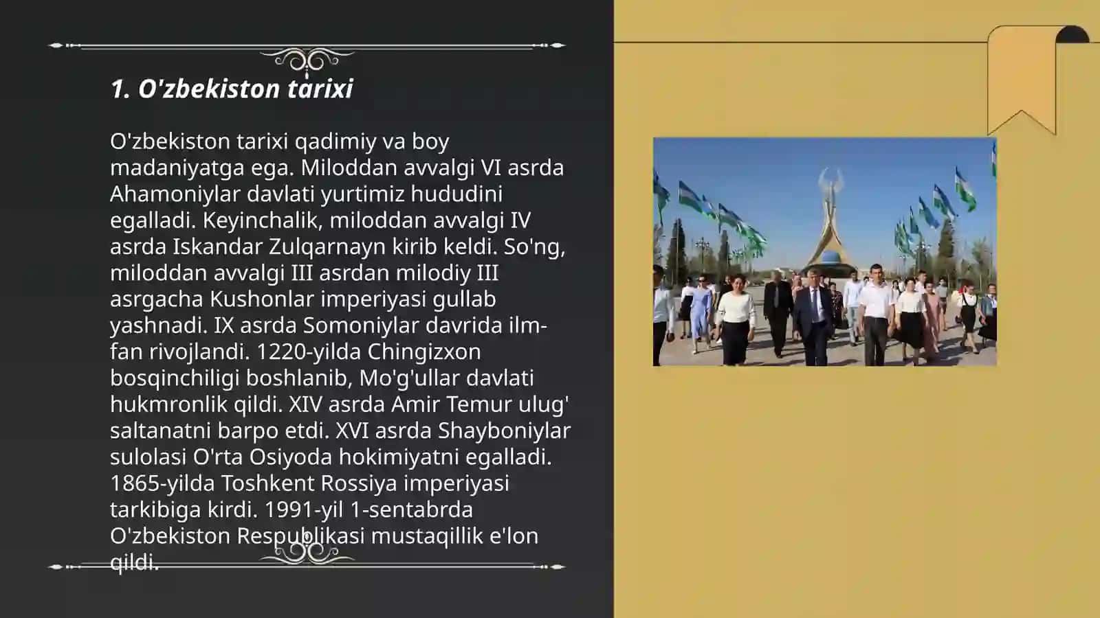 O'zbekiston tarixi 3