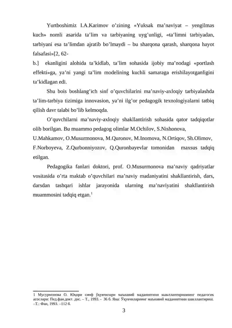 ISLOM DINI VA ISLOMIY QADRIYATLARNING TIKLANISHI 3