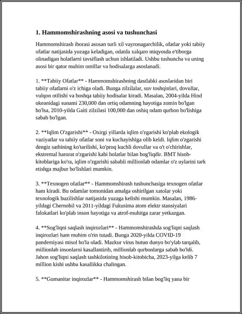 HAMSHIRALIK ISHI FANIGA KIRISH. HAMSHIRALIK ISHINING TARIXI VA RIVOJLANISHI 3
