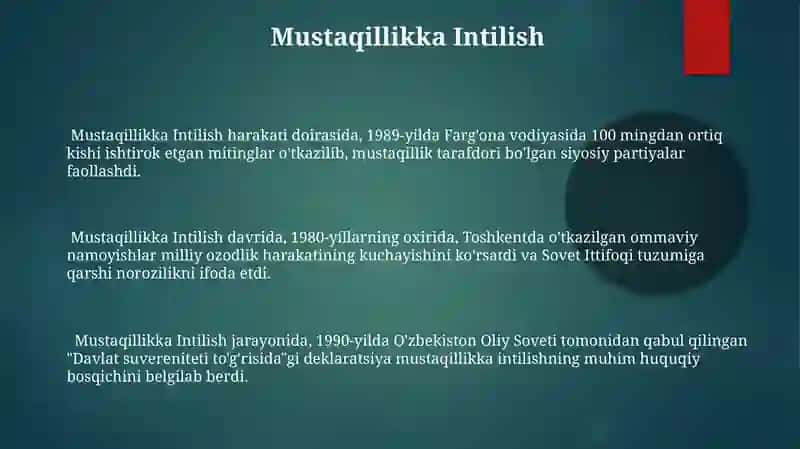 О'ZBEKISTОNNING О'ZIGА ХOS ISTIQLОL VА TАRАQQIYОT YО'LI 3