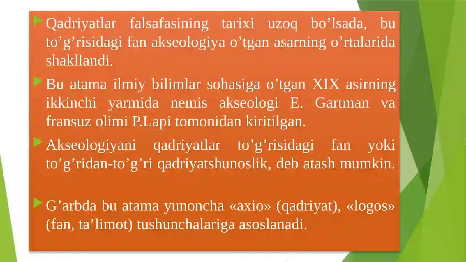 10- mavzu. Qadriyatlar falsafasi (aksiologyia) 3