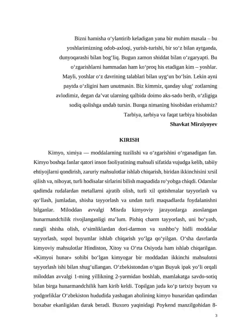 Maktabda Atom-molekulyar taʼlimotni o'quvchilarda shakllantirish metodikasi 3