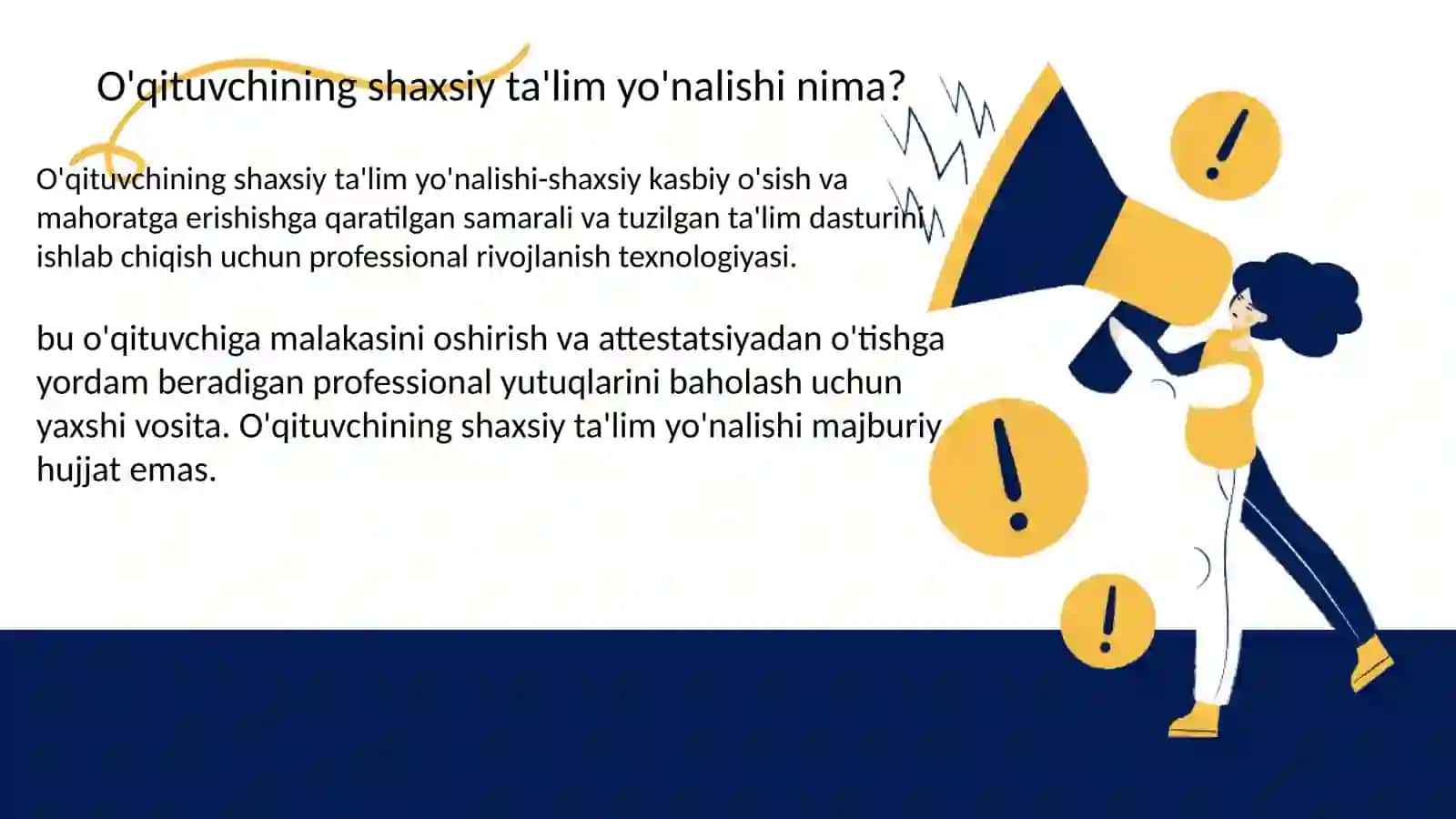 O'qituvchining kasbiy va shaxsiy o'zini rivojlantirishi 3