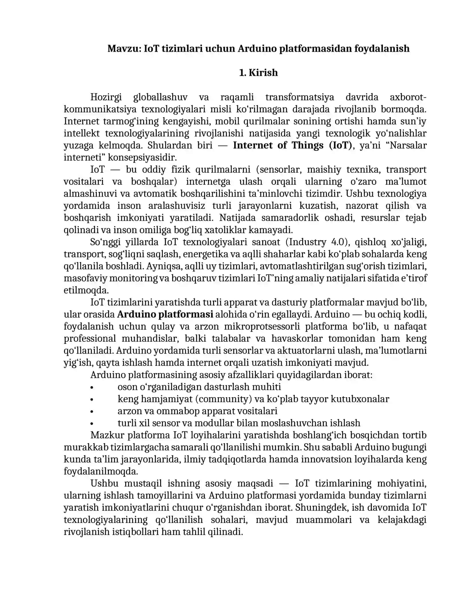 Buyumlar interneti (Internet of Things-IoT) 3