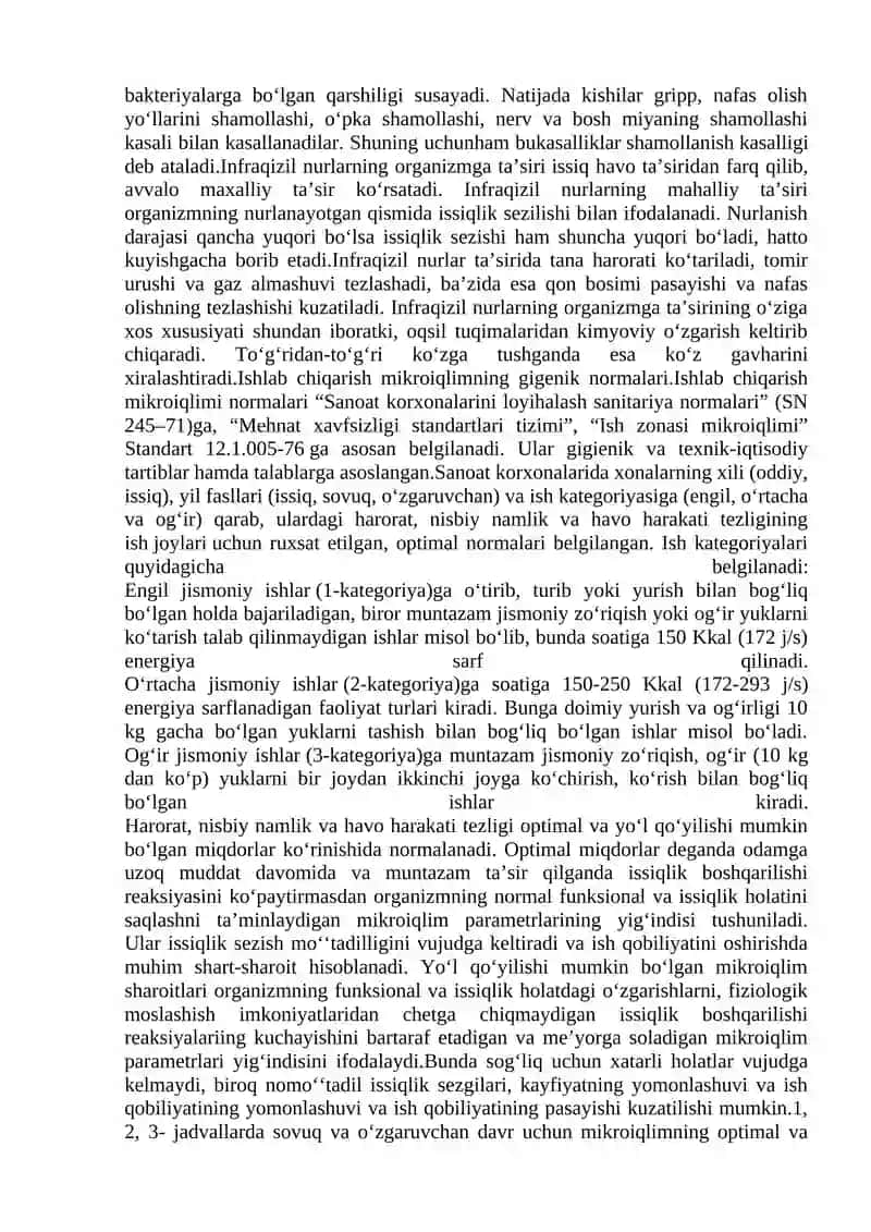 ISHLAB CHIQARISH MUHITINING MIKROIQLIM SHAROITLARI 3