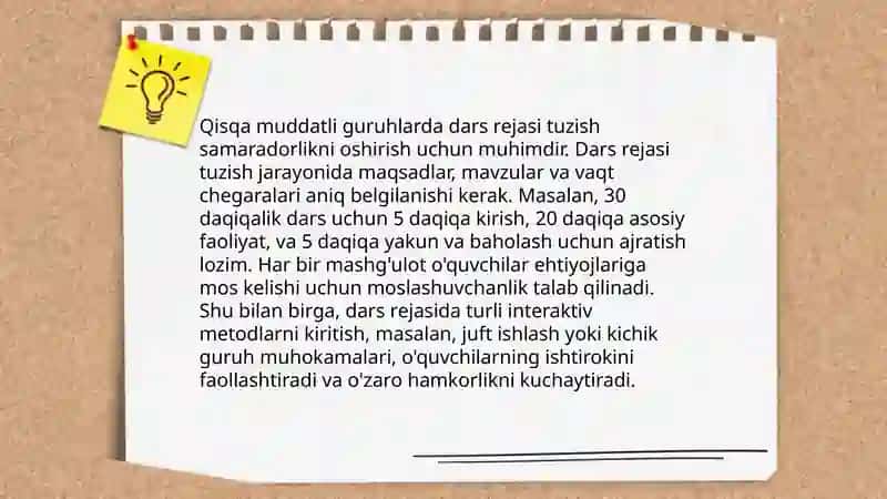 Qisqa muddatli guruhlarda ta'lim tarbiya jarayoni 3