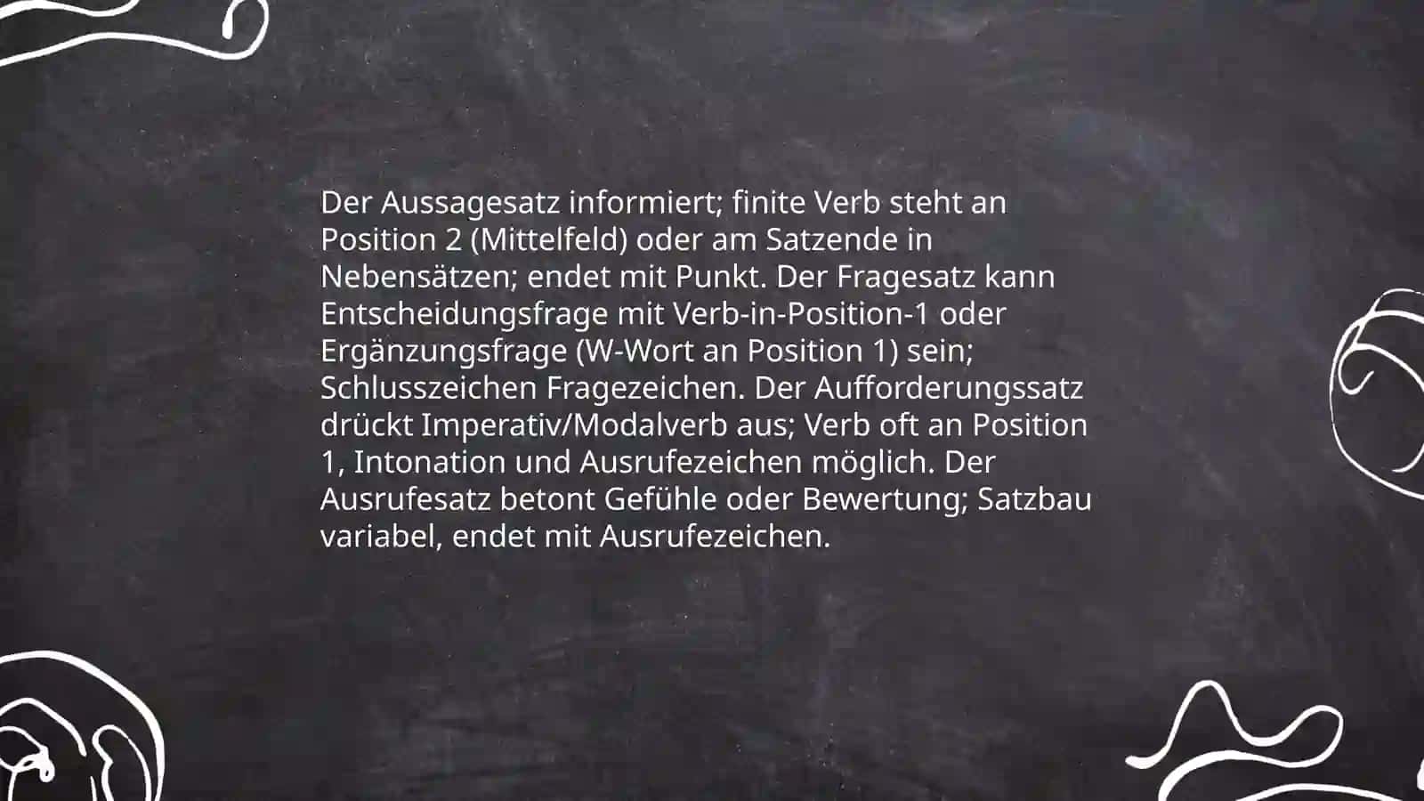 Syntax. Der Satz 3