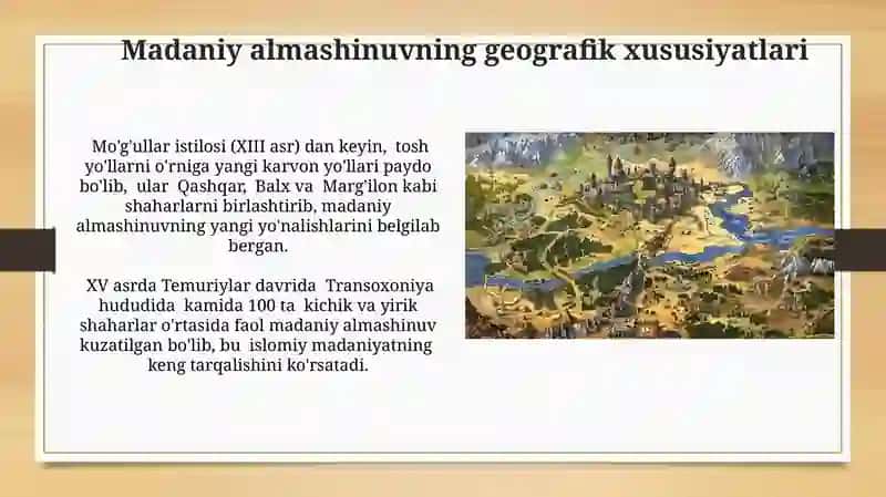 Oʻrta asrlarda Oʻrta Osiyo davlatlarining tarixiy geografiyasi 3