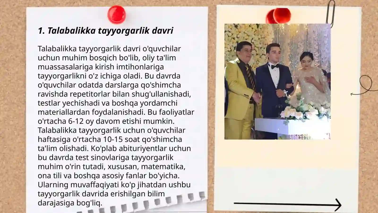 Talabalikka tayyorgarlik davri 3