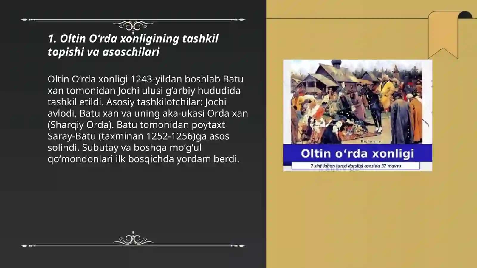 Oltin Oʻrda xonligi 3