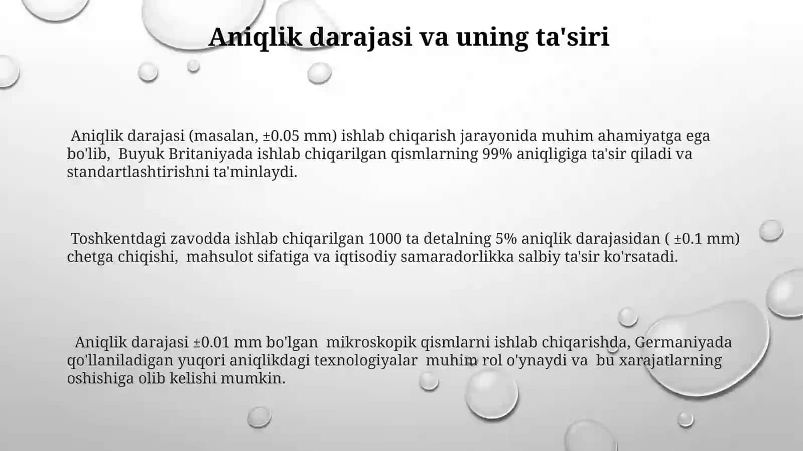 Detallarnikeraklioʻlchamdatayorlashvastandartlashasoslari 3