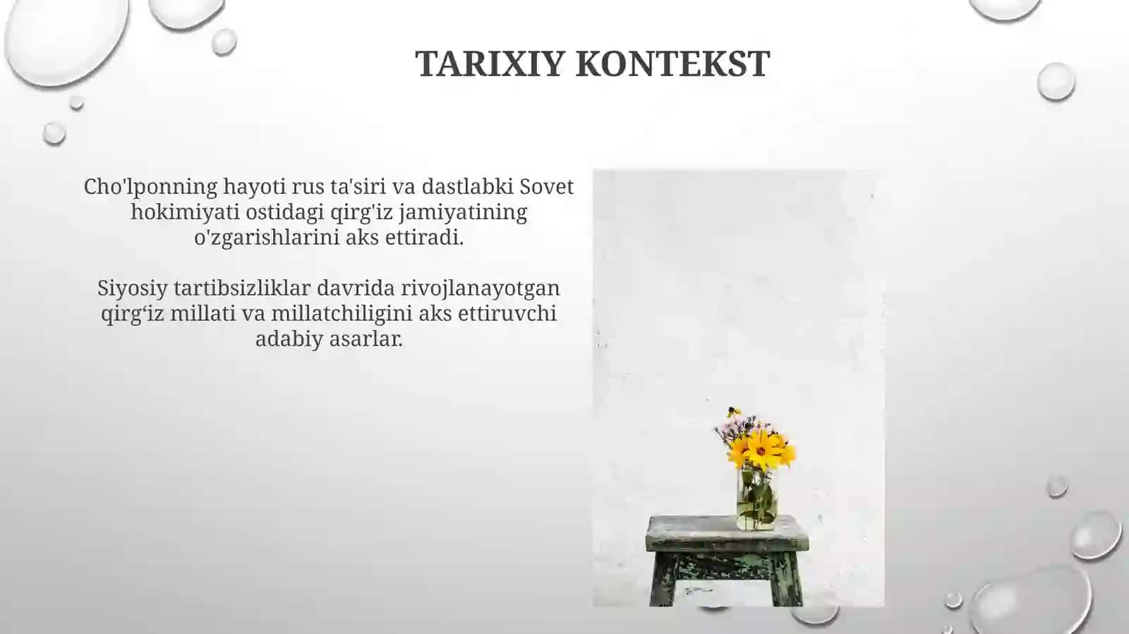Choʻlponning hayoti va adabiyotiga durmaqolasitahlili 3