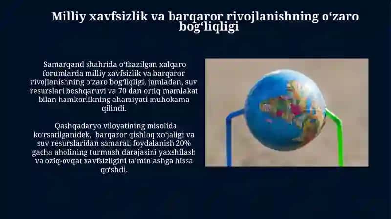Milliy xavfsizlik va barqaror rivojlanishning oʻzaro bogʻliqligi 3
