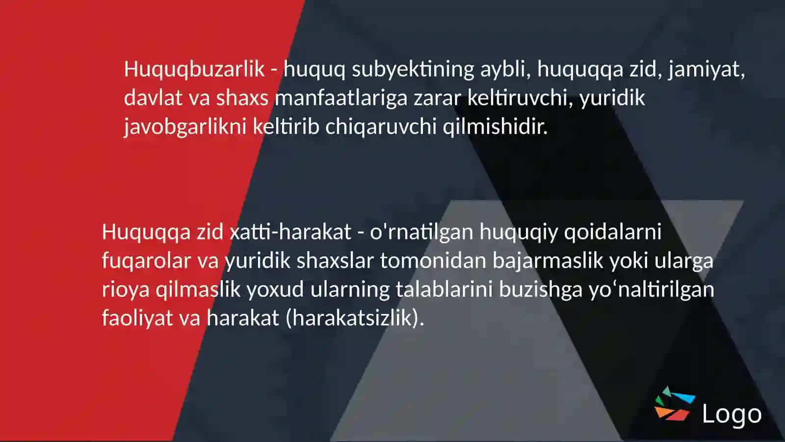 Huquqbuzarlik va yuridik javobgarlik 3