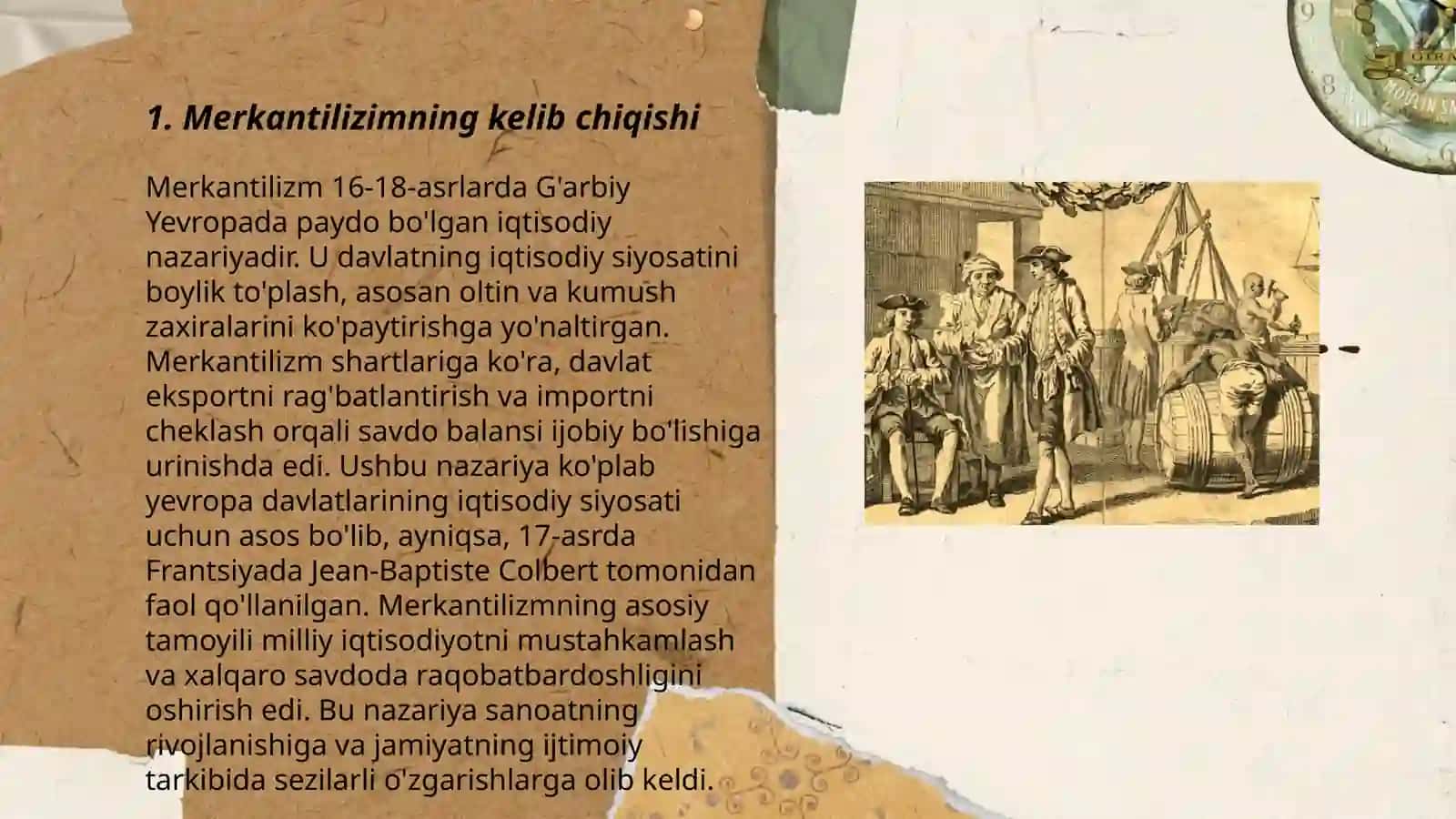 Merkantalizim Iqtisodiy Talʼimotining moxiyati 3