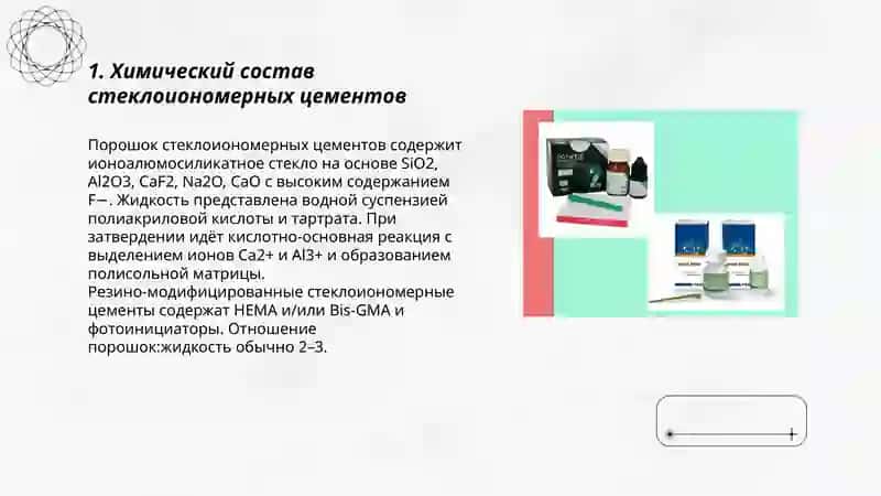 Стеклоиономерные цементы 3