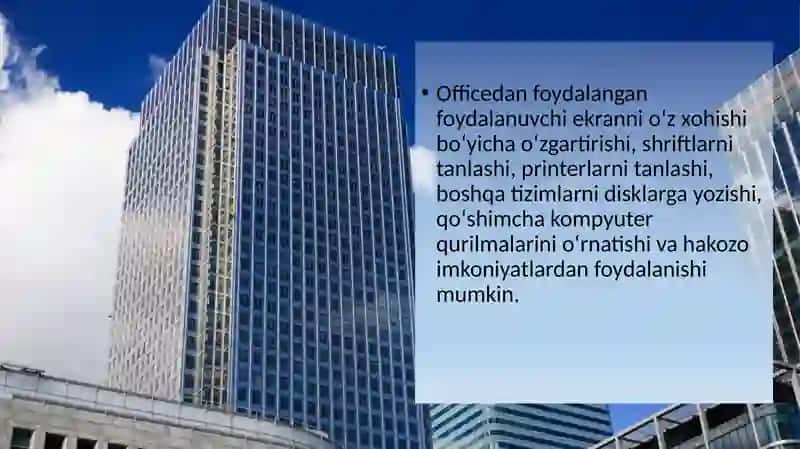 Microsoft Officedasturlari 3