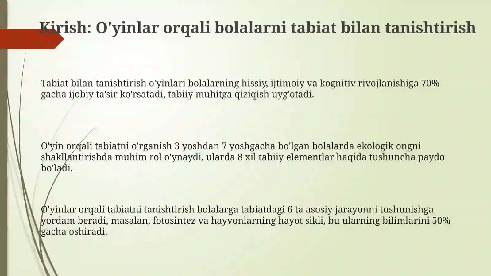 Oʻyinlar asosida bolalarni tabiat bilan tanishtirish texnologiyasi 3