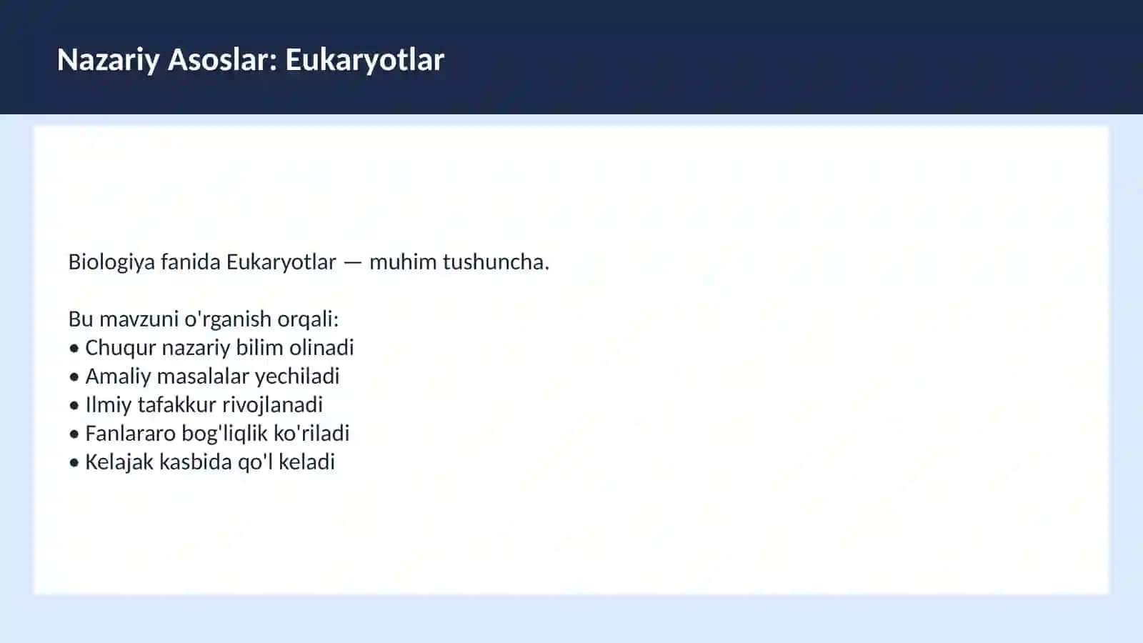 BIOLOGIYA Hujayra tuzilishi 3