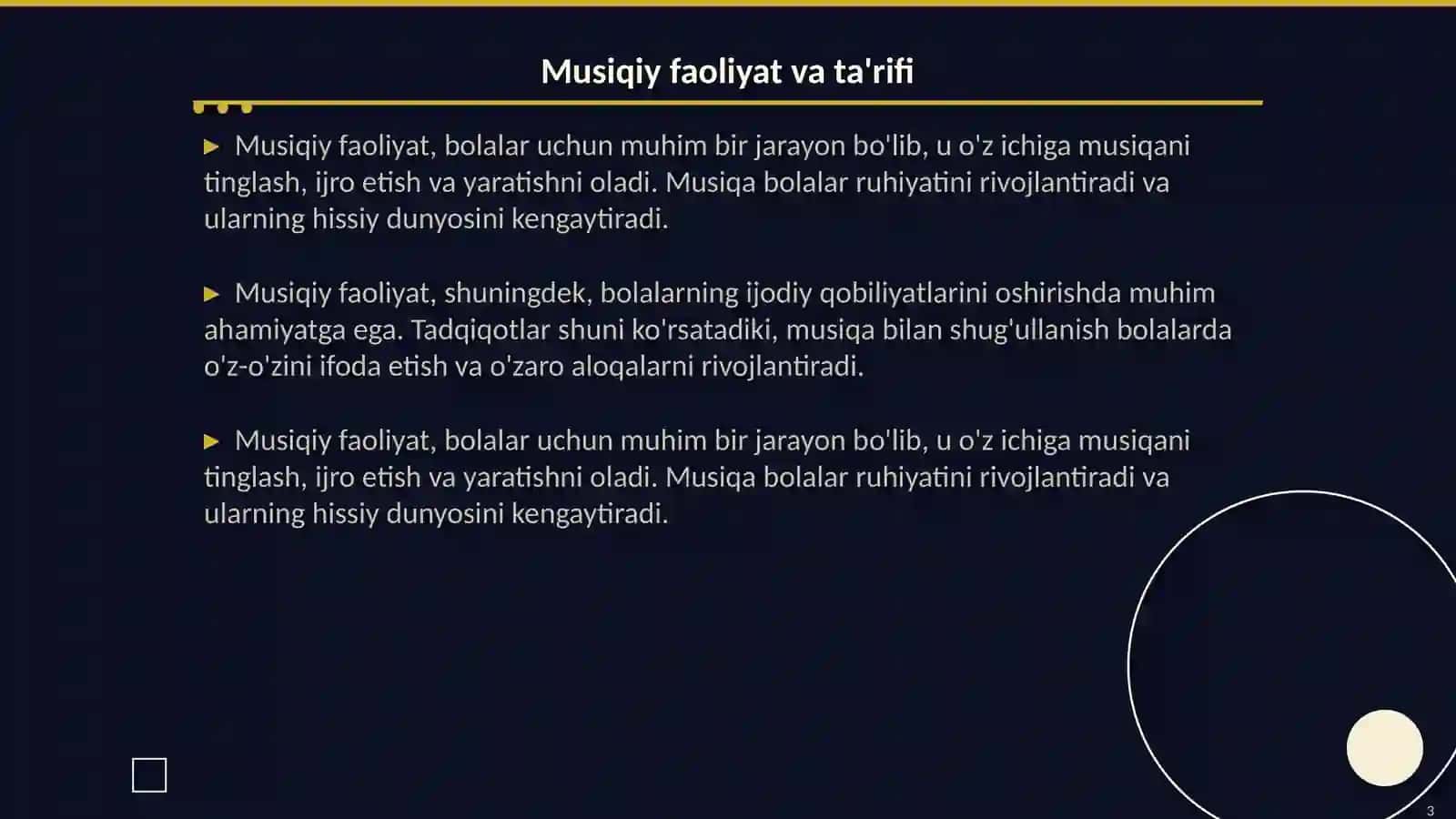 Maktabgacha kichik yoshdagi bolalarning musiqiy faoliyati mazmuni 3