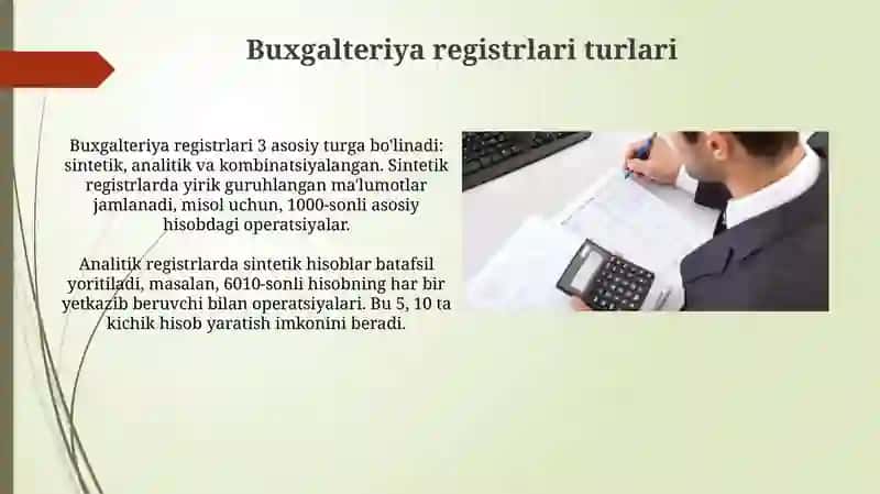 Buxgalteriya hisobining registrlarivashakllari 3