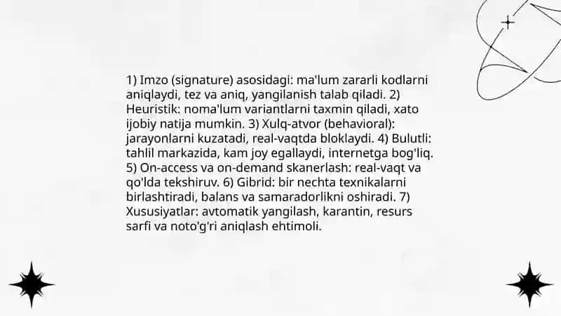 Kompyuter viruslaridan himoyalash vositalari 3