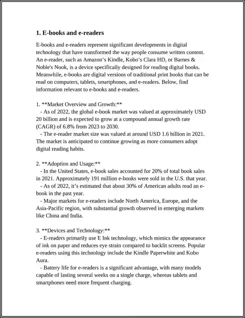 E-books and E-readers 3