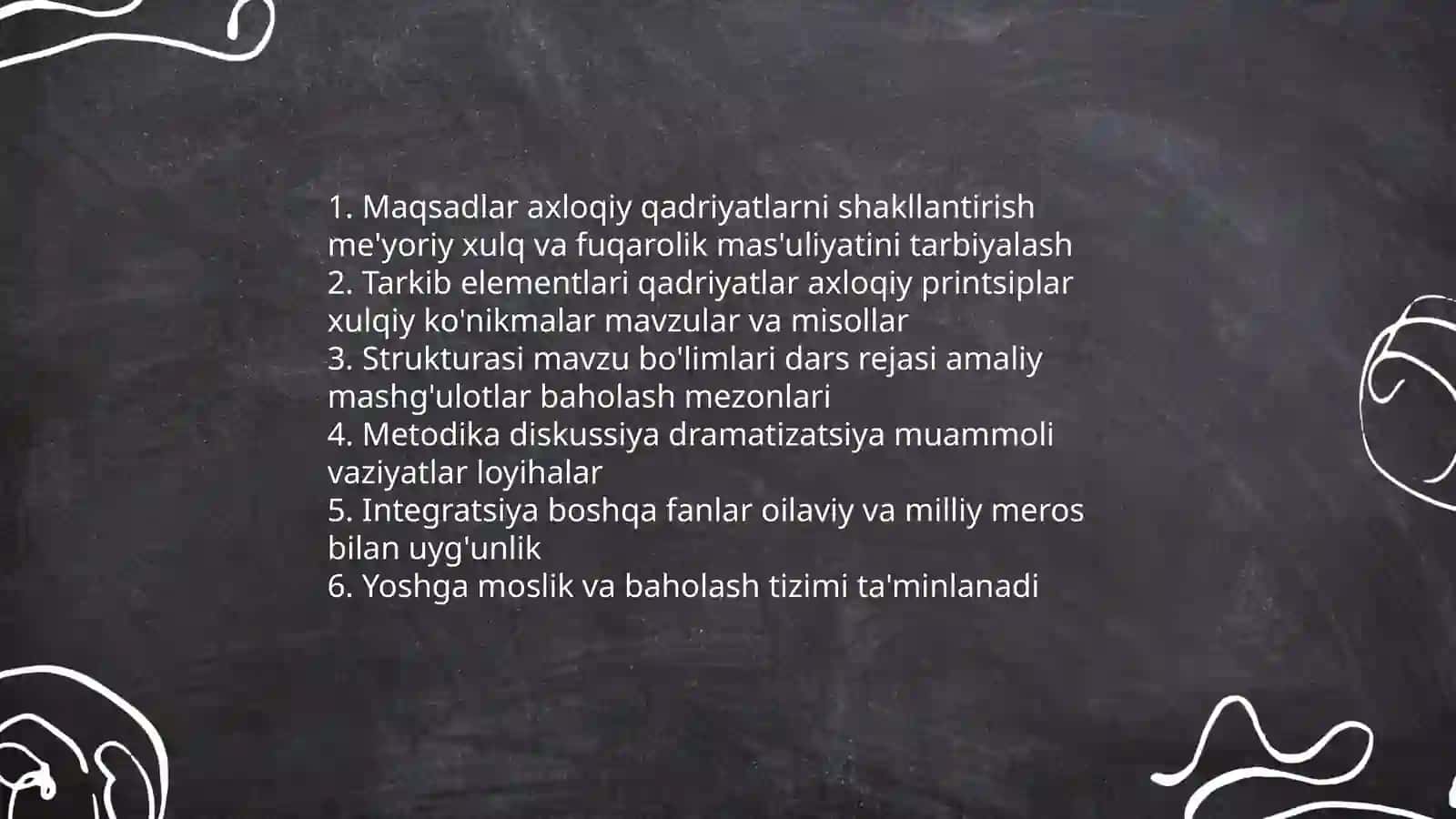 Tarbiya fani darsliklari mazmunini tahlil qilish 3
