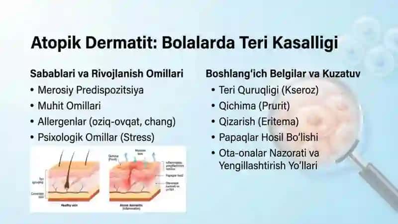 Teri kasalliklarida bemor bolalarni nazorat qilish va parvarishlash 3