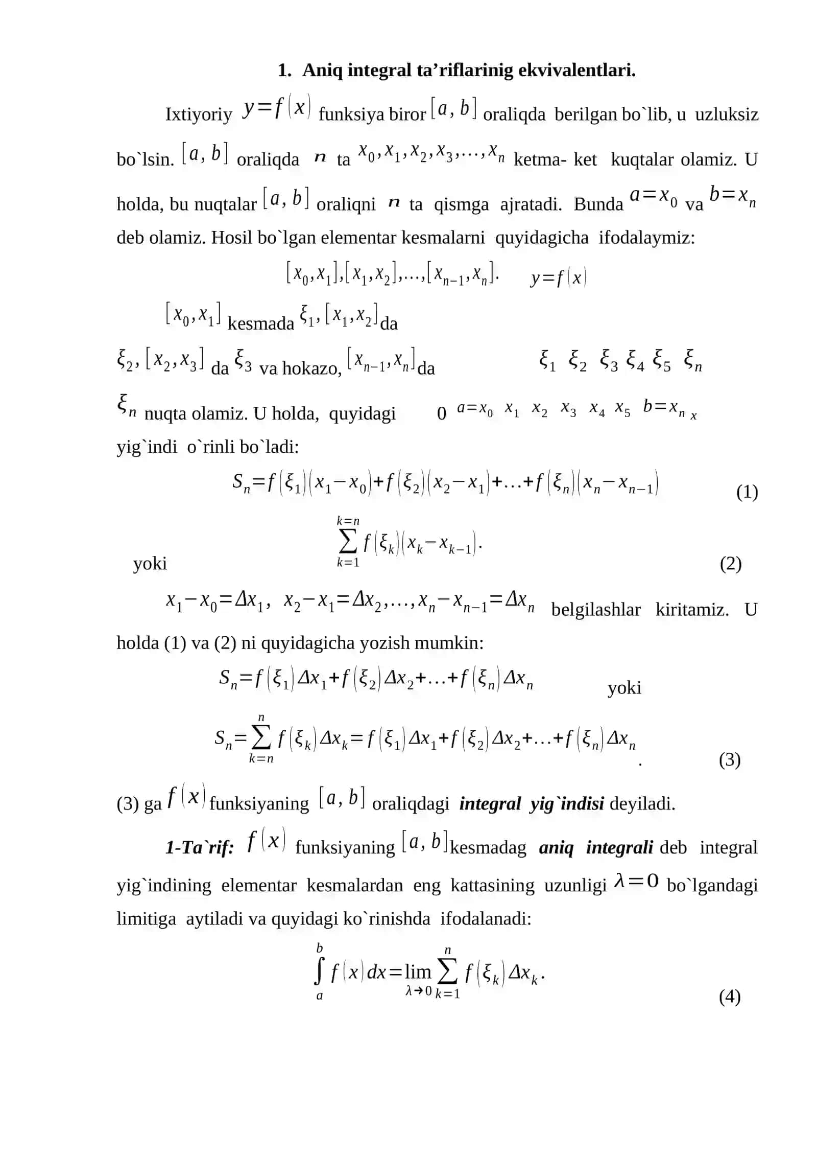 Geometrik va fizik masalalarni aniq integral yordamida hisoblash 3