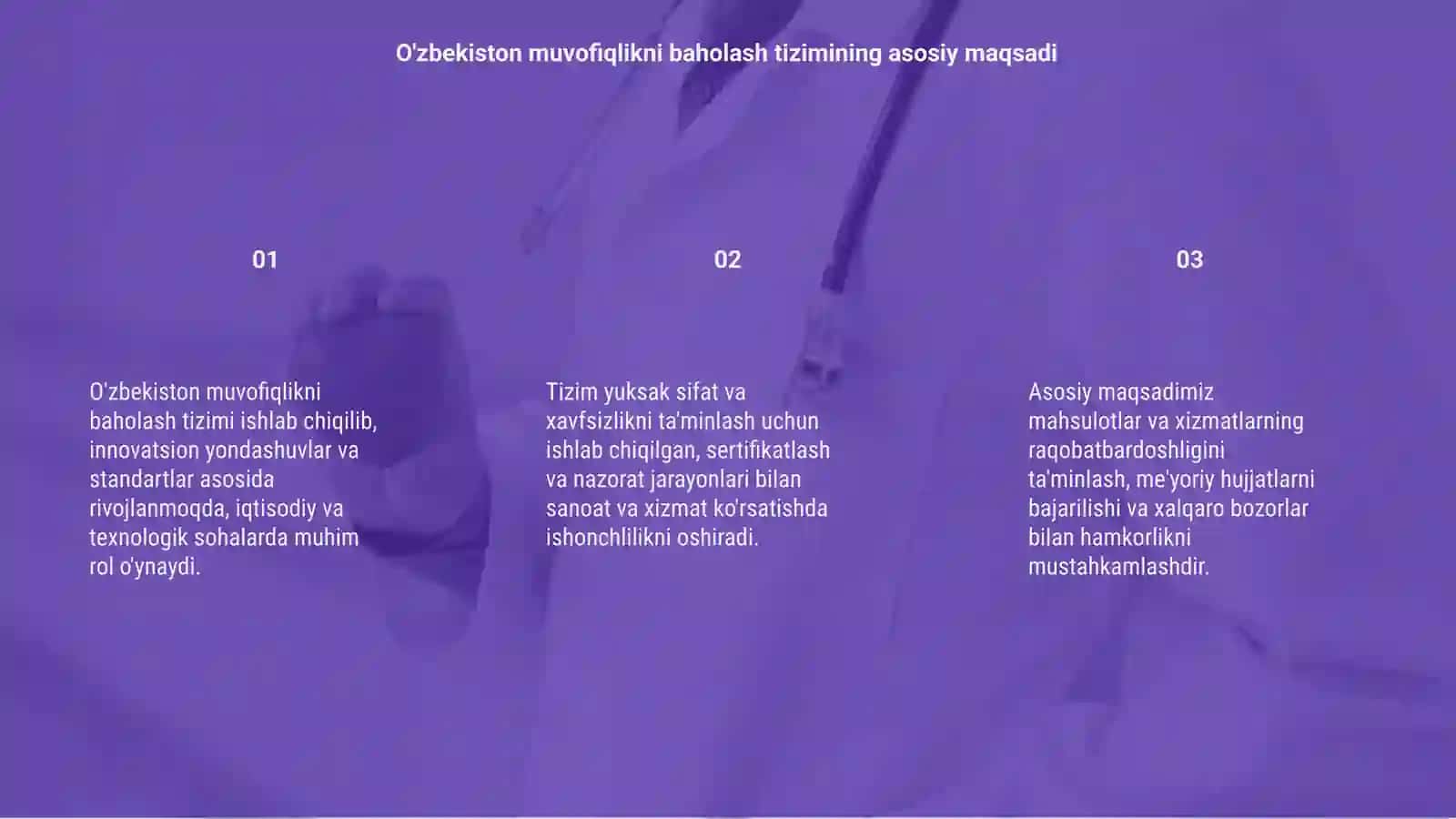 O'zbekiston muvofiqlikni baholash tizimi 3