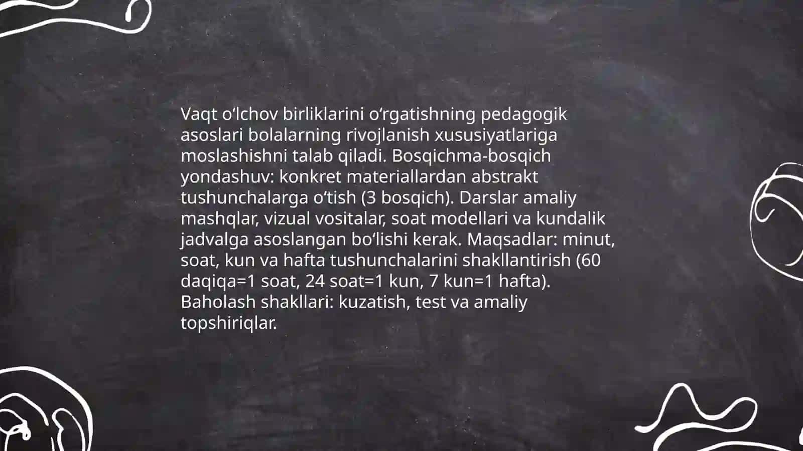 Boshlang‘ich sinflarda vaqt о‘lchov birliklarini о‘rgatish metodikasi 3