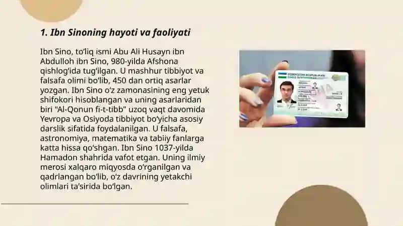 Ibn Sino-Tibbiyotda yangi davrni boshlab bergan shaxs 3