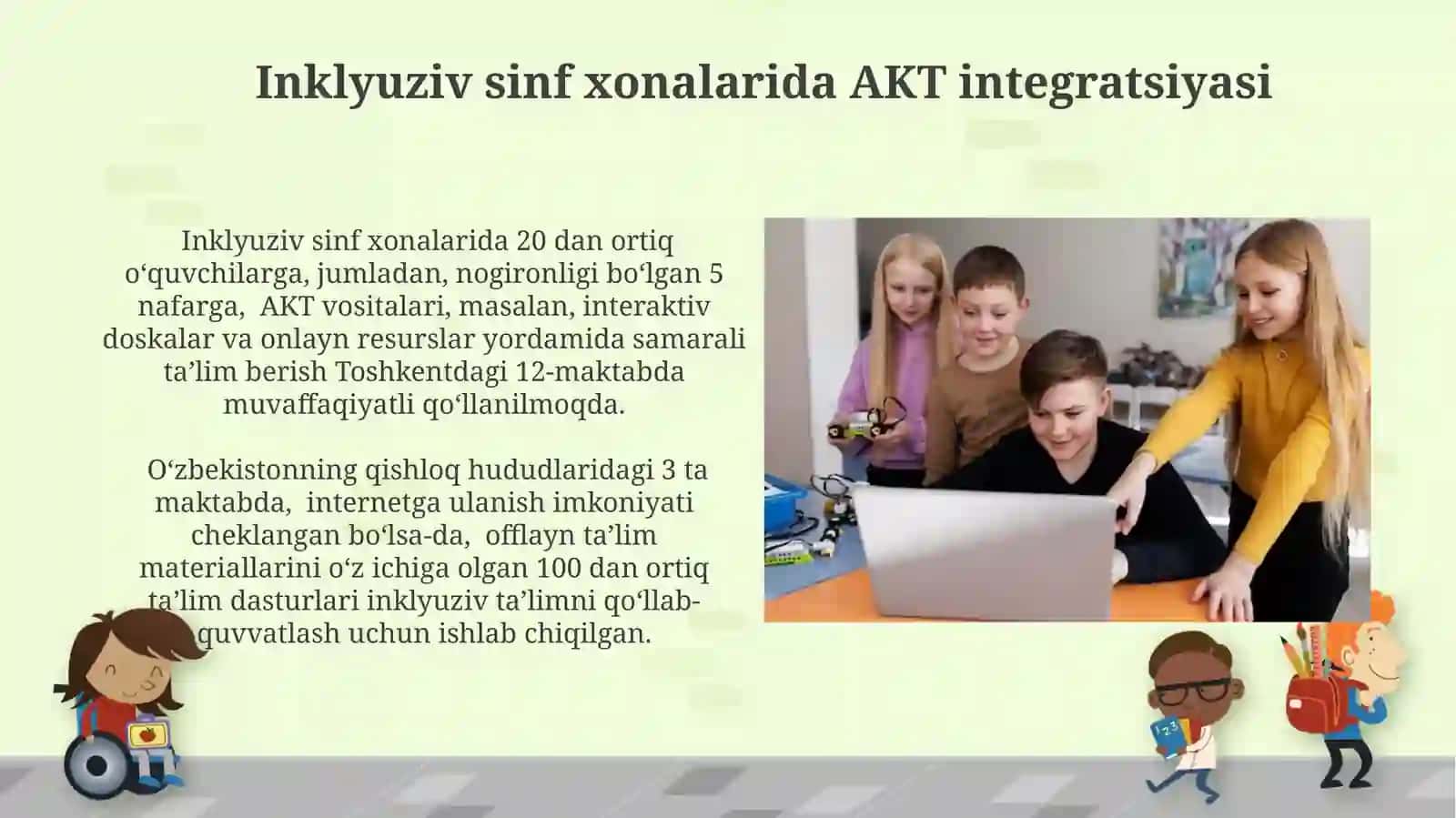 Inklyuziv talim jarayonida pedagogik va axborot kommunikatsiya texnalogiyalaridan foydalanish 3